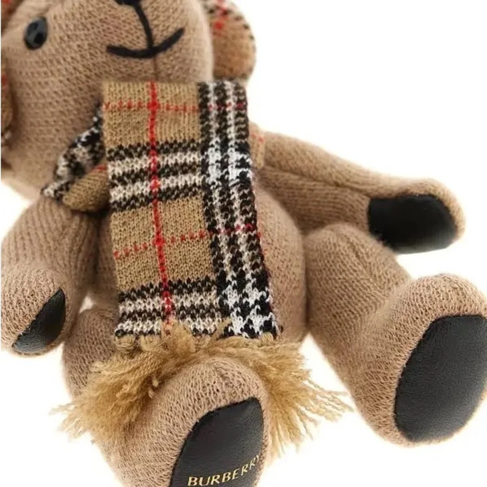 Burberry Tan Plaid Bear Keychain - Picture 2 of 2